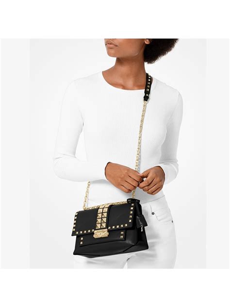 michael kors cece medium shoulder bag|michael kors cece studded bag.